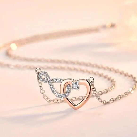 1pc to My Sister Love Heart Necklace, BOX gift set NEW includes poem card - Picture 3 of 5